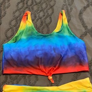 Zaful Tie Dye Swimsuit